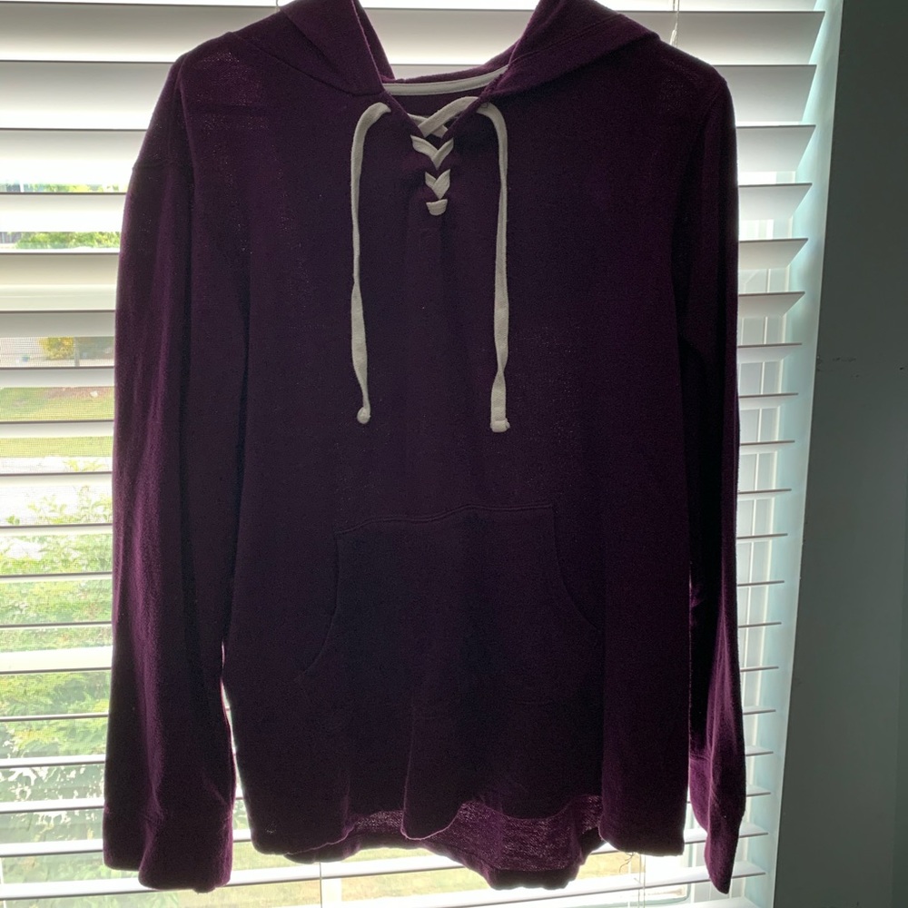 cute comfy purple sweater